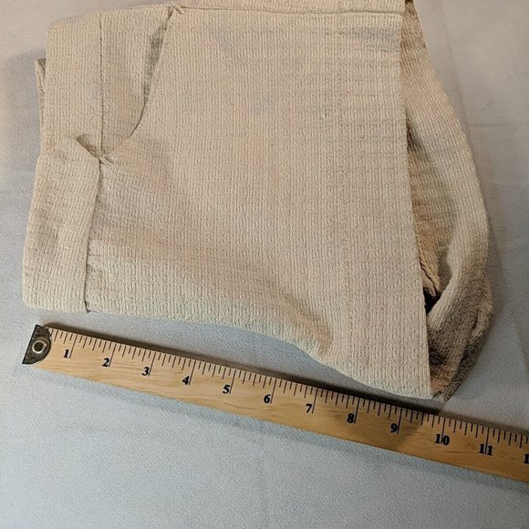 Leon Max Cream Beige Shorts Summer Textured Women's 2 Limited Edition - Picture 14 of 14